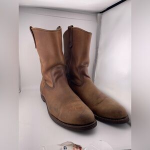 Vintage Red Wing Shoes Leather Work Pull On "1292" Boots Made in USA Men's 11.5B